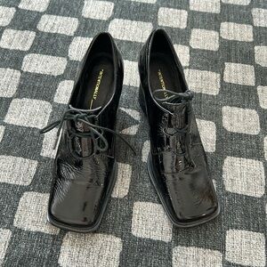 Intentionally Blank Patent Chunky Heels